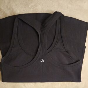 Lululemon Black Racerback Tank Top